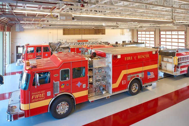 Interior Fire House Design - Travelers Rest